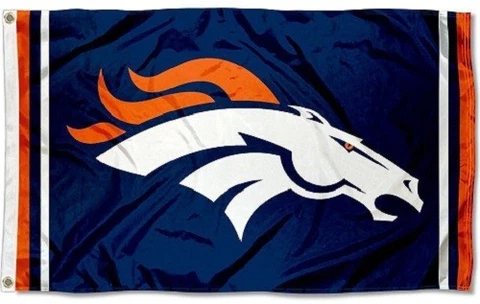 Denver Broncos NFL Flag ~ Large 3'X5' ~ FREE SHIPPING Cover