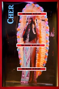 Cher Headdress Costume Classic Live Music Collectible Picture Poster 24X36 CHER - Picture 1 of 3