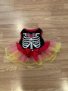 Cute Skeleton Dog Dress - Picture 1 of 5