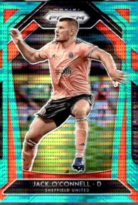 JACK O'CONNELL 2020 PRIZM **TEAL PULSAR** PRIZMS /49 !! SSP🔥 SHEFFIELD UNITED - Picture 1 of 2