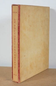 Der improvisierte Doktortitel Andrea de Nerciat 1946 EO NUM SUITE P.-E. Bécat - Bild 1 von 9