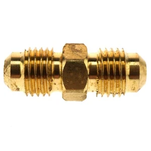 Anderson Metals 754042-04 1/4" 45° Flare Union, latón sin plomo - Imagen 1 de 10