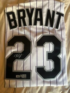 Fanatics Under Wraps Authentic Signed MLB Jersey. Colorado Rockies Kris Bryant - Picture 1 of 16