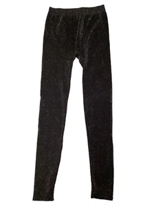 Nwot Glitter Dance Leggings Sporty Yoga School Sparkle - Picture 1 of 6