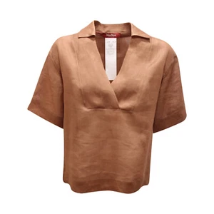 8025AZ CAMICIA DONNA MAXMARA STUDIO WOMAN RAMIÉ SHIRT - Picture 1 of 4