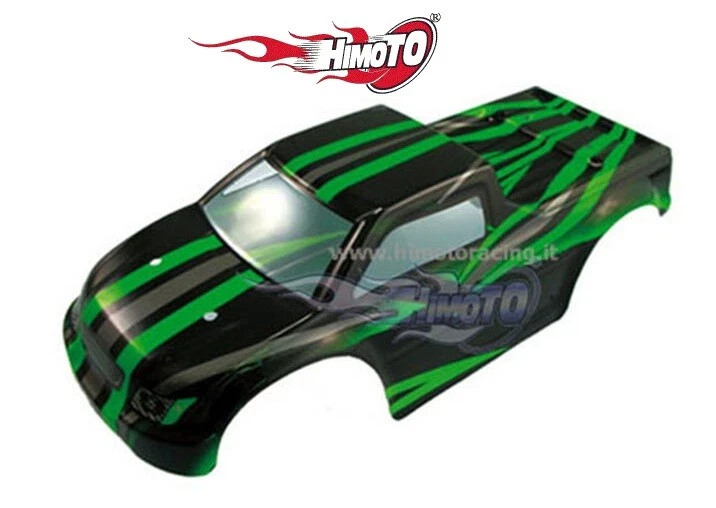 31805 Bodywork Black/Green Models Off Road Truck 1/10 E10MT Parts HIMOTO 1P - Image 1 of 1