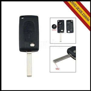 LLAVE MANDO CARCASA PARA CITROEN 2 BOTONES C4 C5 C6 C8 Xsara Picasso CE0536 VA2 - Foto 1 di 5