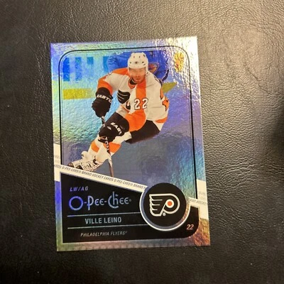 B98a O Pee Chee 2011/12 Rainbow #449 Ville Leino Philadelphia Flyers - Image 1 of 2