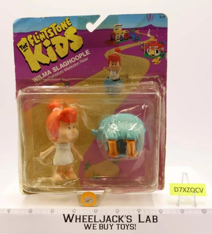 Wilma Slaghoople The Flintstone Kids 1986 Coleco Action Figure NEW MOC Cover