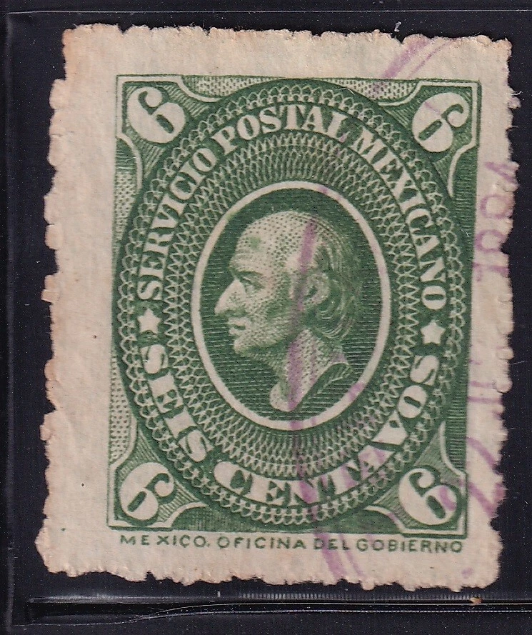 ucy15 México 1884 Miguel Hidalgo Sc#155 - Imagem 1 de 1