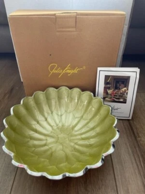 Julia Knight Peony Kiwi Bowl. Nuevo en caja. Foto 1 de 4