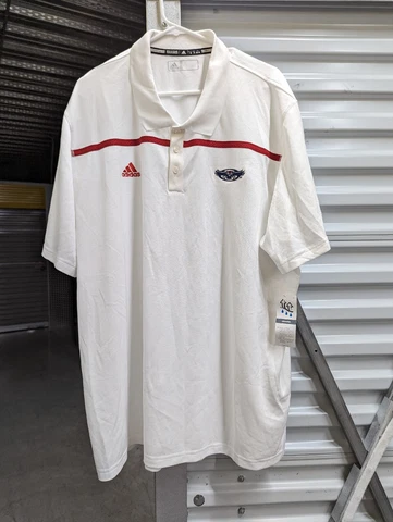 NWT Florida Atlantic University FAU Addidas Climalite Golf Polo Shirt Mens 3XL Cover