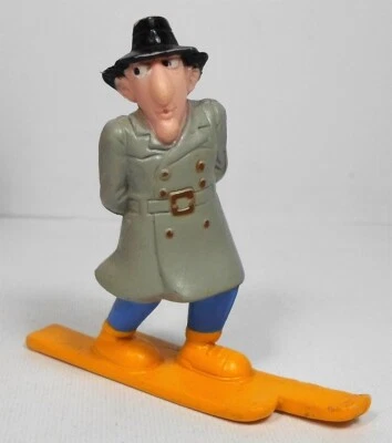 BANDAI VTG 1983 INSPECTOR GADGET ON SKIIS 2.5'' PVC FIGURE MADE IN MACAU - Image 1 of 4