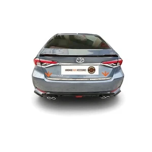 Borde inferior de maletero cromado para Toyota Corolla - acero inoxidable - 2019 arriba - Imagen 1 de 5