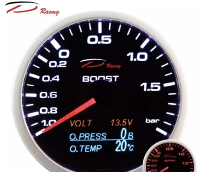 Manometro Turbo DEPO RACING 4/1 60mm Turbo-Temp.olio-Press.olio-Volt