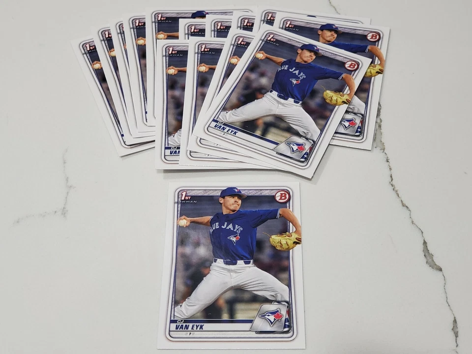 2020 Bowman Draft Paper CJ Van Eyk Bowman 1st Lot Of 15 Cards! INVEST! - Image 1 of 1