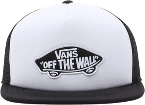 Gorra/sombrero de camionero con tabla Vans SNAPBACK en blanco talla única - Imagen 1 de 2