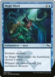 Magic MTG Tradingcard Unstable 2017 Magic Word 38/216 - Imagen 1 de 1