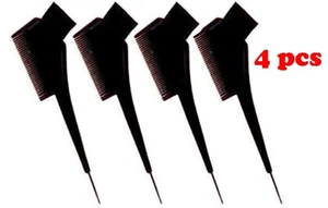 4 pcs Hair Dye Brushes with Coloring Combs Perm Color Tint Applicator Salon Tool - Picture 1 of 2