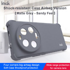 IMAK For Xiaomi 13 Ultra, Shockproof 4 Airbags Sandy Soft TPU Matte Case Cover