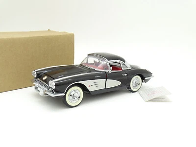 FRANKLIN MINT 1/24 - CHEVROLET CORVETTE 1958 NERA - Immagine 1 di 3