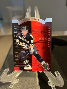 Jaromir Jagr 1993-94 Upper Deck Silver Skates Die Cut #R8 Pittsburgh Penguins - Bild 1 von 2