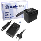 BATTERY 2100mAh + CHARGER for Canon Legria HF-21 HF-200 RF Chip