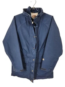 Chaqueta De Colección The North Face Gore Tex Para Mujer Pequeña Azul Años 80 EE. UU. Etiqueta Marrón Parka - Imagen 1 de 9