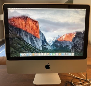 Apple Mid 2007 iMac 20" A1224 MA877LL I Core 2 Duo, 4GB RAM 500GB HDD El Capitan - Picture 1 of 17