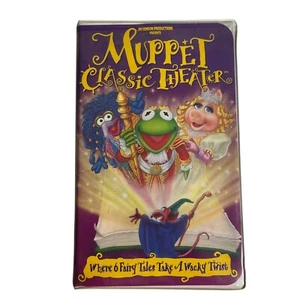 Jim Hensons Muppet Classic Theater VHS Tape With Original Case - Imagen 1 de 5