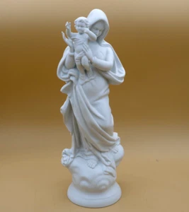 Vista Alegre Portugal Biscuit Virgin Mary "Our Lady Of The Presentation" Statue - Bild 1 von 8