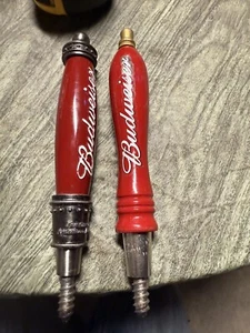 2 vintage budweiser beer tap handle - Picture 1 of 4