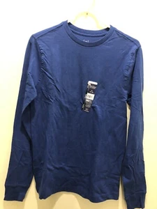 George Herren T-Shirt Größe Extra Small (30-32) Blau Langarm Rundhalsausschnitt Neu - Bild 1 von 6