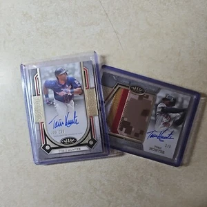 2024 Topps Tier One Prodigious Patch Auto #1/8 Torii Hunter & ON CARD AUTO CARD - Picture 1 of 5