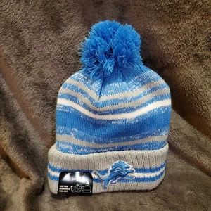 Detroit Lions Football NFC New Era Beanie Hat NFL - Picture 1 of 5