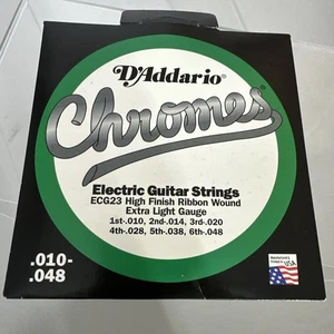 D'ADDARIO CHROMES ECG23 EXTRA LIGHT 10-48 SAITEN FÜR E-GITARRE - Bild 1 von 2