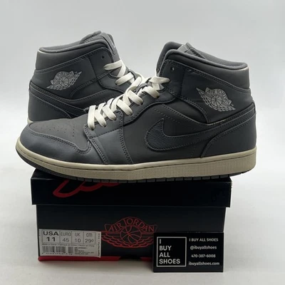 Size 11 - Air Jordan 1 Retro Mid Cool Grey (554724-014) - Image 1 of 4