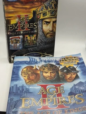 Age of Empires II: Gold Edition (PC, 2002) RARE with Strategy Guide - Complete - Image 1 of 4