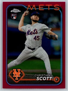 Christian Scott 2024 Topps Chrome Update Magenta Refractor Rookie /399 USC161 - Picture 1 of 2