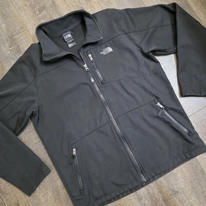 North Face Apex Softshell Jacket Womens Small Black Boys XL - Picture 1 of 10
