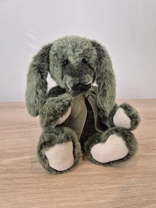 Charlie Bears Clover by Isabelle Lee - Retired. Green Rabbit Bunny Soft Toy. - Picture 1 of 10