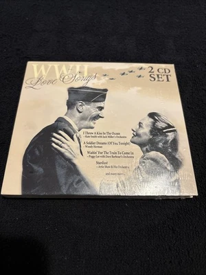 Wwii Love Songs 2-Disc Set Brand Sealed Foto 1 de 2