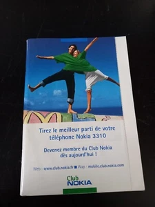 ISTRUZIONI / MANUALE ORIGINALE NOKIA 3310 - Zdjęcie 1 z 1