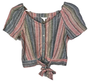 Anthropologie Drew Blouse Top Cropped Cotton Women Size S NWT - Picture 1 of 5