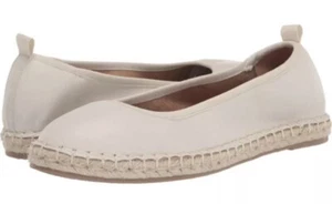Amazon Essentials Women's Espadrille Ballet Flat Size UK10 Light Beige - Picture 1 of 7