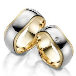 DISEÑO MADURO - ELEGANTE ANILLO DE BODA DIAMANTE - ORO - GRAN SELECCIÓN EN TIENDA - Imagen 1 de 1