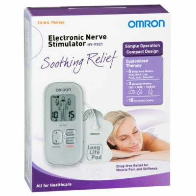 Dispositivo de terapia Omron HVF021 Deluxe TENS - Proporciona alivio del dolor sin medicamentos Foto 1 de 2