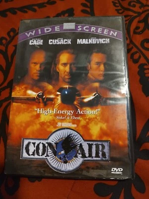 Con Air (DVD 1995 Widescreen) Nicolas Cage, John Cusack, John Malkovich  - Image 1 of 4