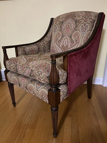 John Widdicomb ~ Vintage Accent Parlor Arm Chair ~ SUPERB Condition! Cover