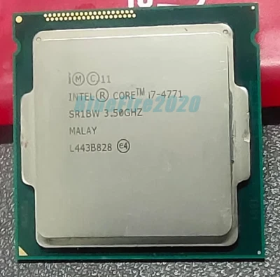 Intel Core i7-4771 FCLGA1150 3.5GHz 4C/8T 8MB 5GT/s 84W CPU Processor SR1BW - Image 1 of 4